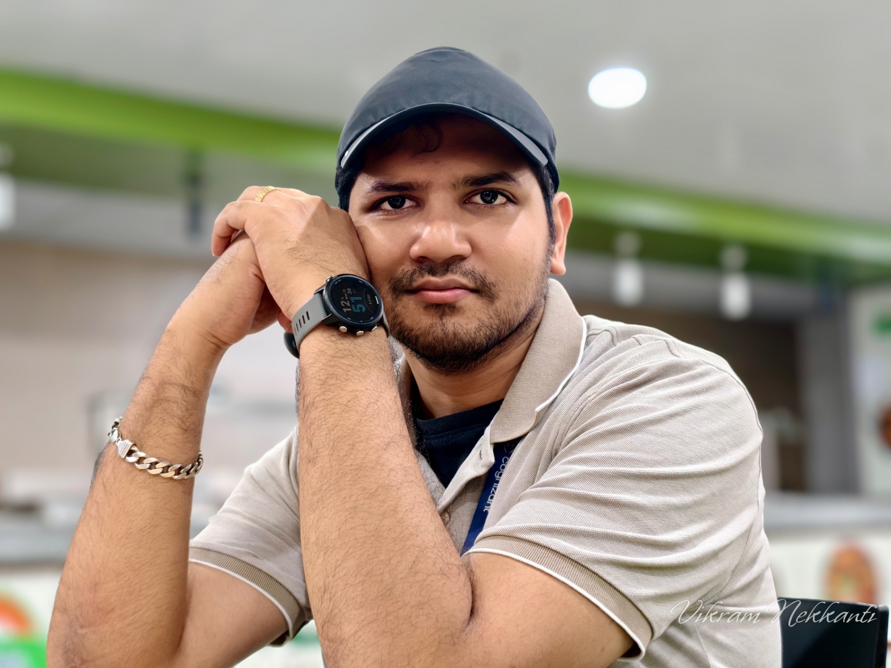 Casual portrait of Vikram Nekkanti